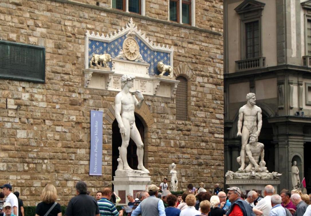 Florence, Piazza della Signoria, David