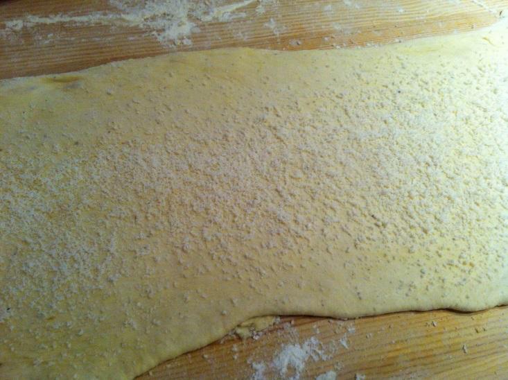 the pastry for the casatiello