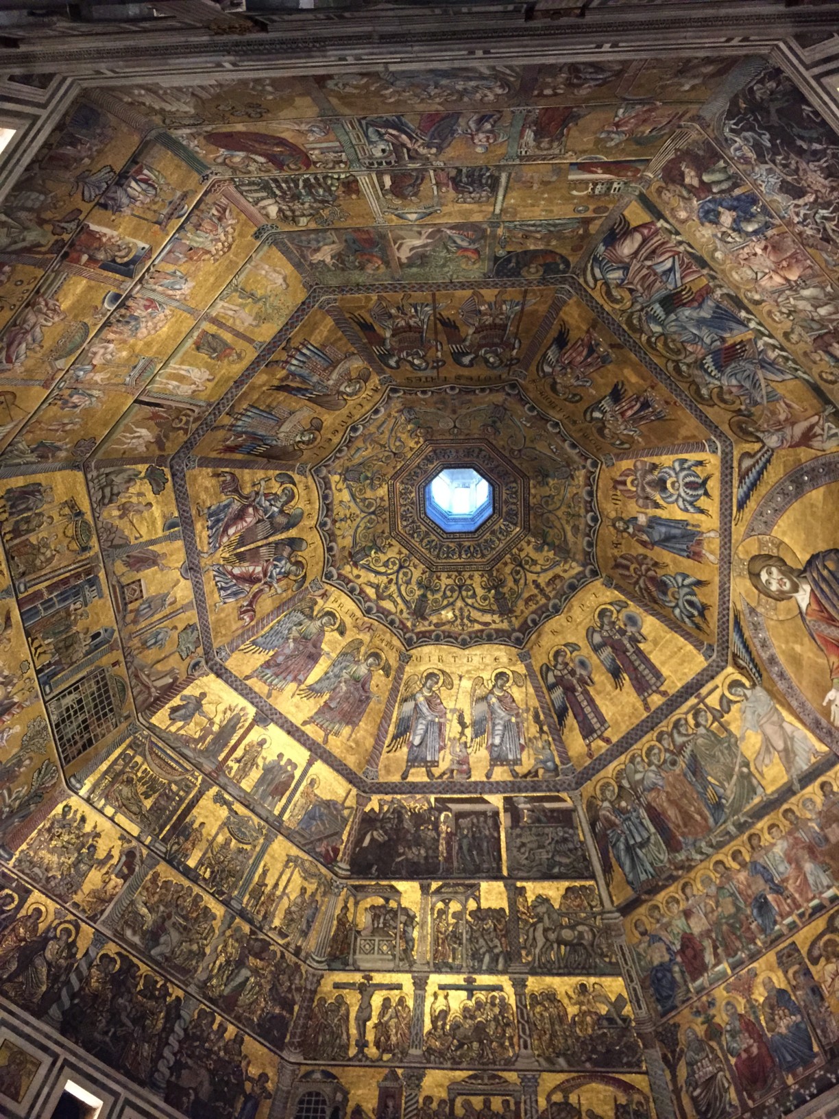 inside Florence baptistery