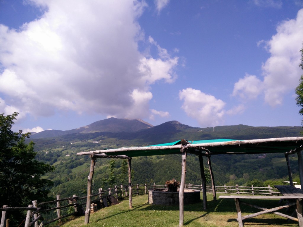 View from the agriturismo