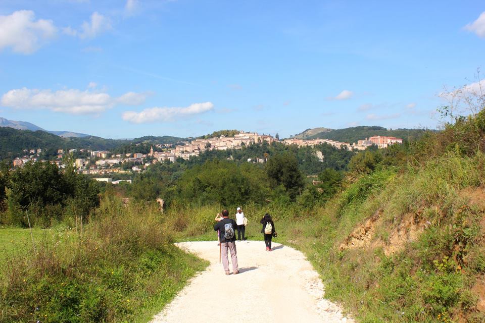 Cammino di St Frencis: Pilgrims on the way