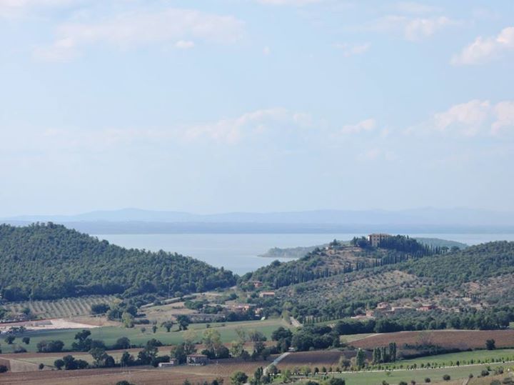Agello, view from the park - Lake Trasimeno