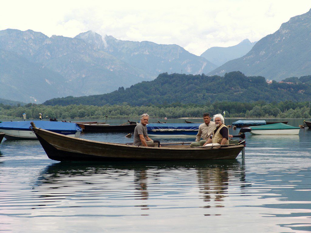 Sailing on Santa Croce Lake