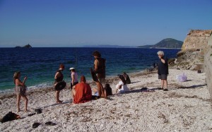 Argonauts beach, Elba island