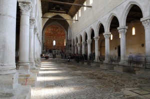 Inside Aquileia Cathedral