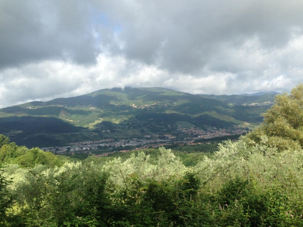 Val di Bisenzio. Panorama of Vaiano - Italia Slow Tour