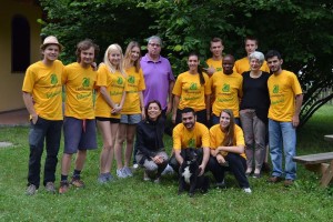 Volunteers of international workcamp of Legambiente Prato in Vaiano