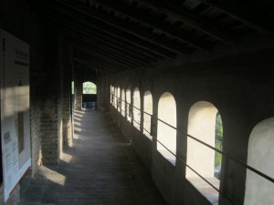 Vignola, inside the fortress