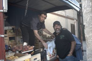 Grocery vendor in Sicily