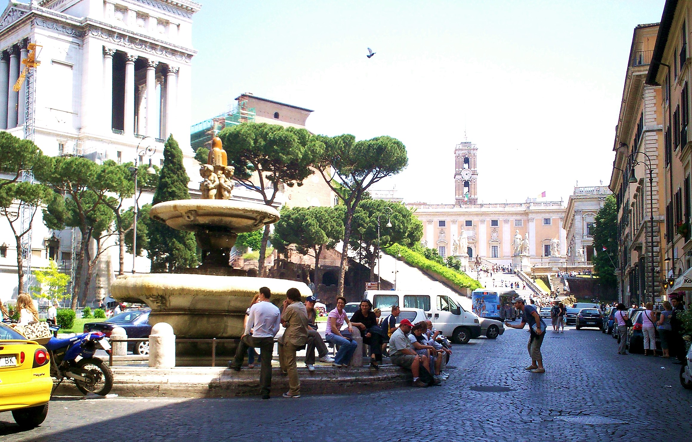 Rome Piazza D Aracoeli Italia Slow Tour