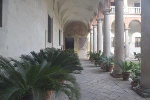 Certosa di Pavia - Smaller cloister to which the public does not have access