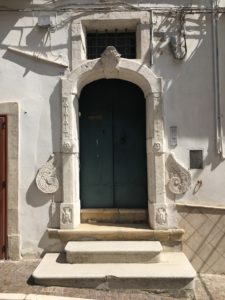 Portal of local house