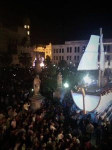 St Rosalia Celebrations, people and the boat