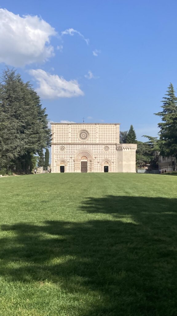 Basilica of Collemaggio, front view