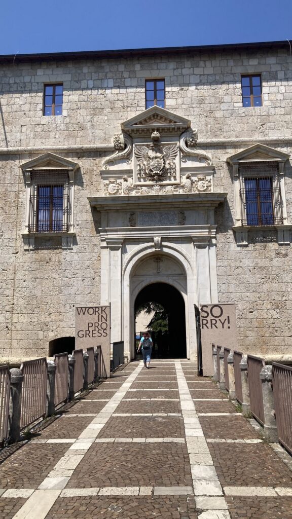 The Entrance of Spanish Fortress, L'Aquila